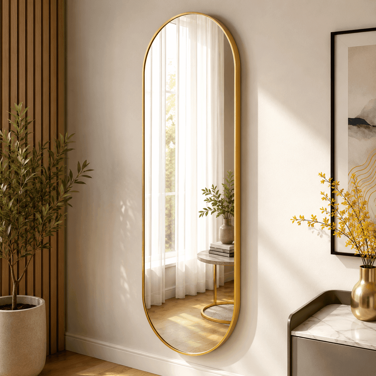 Декоративно огледало 30x100 cm — image 1