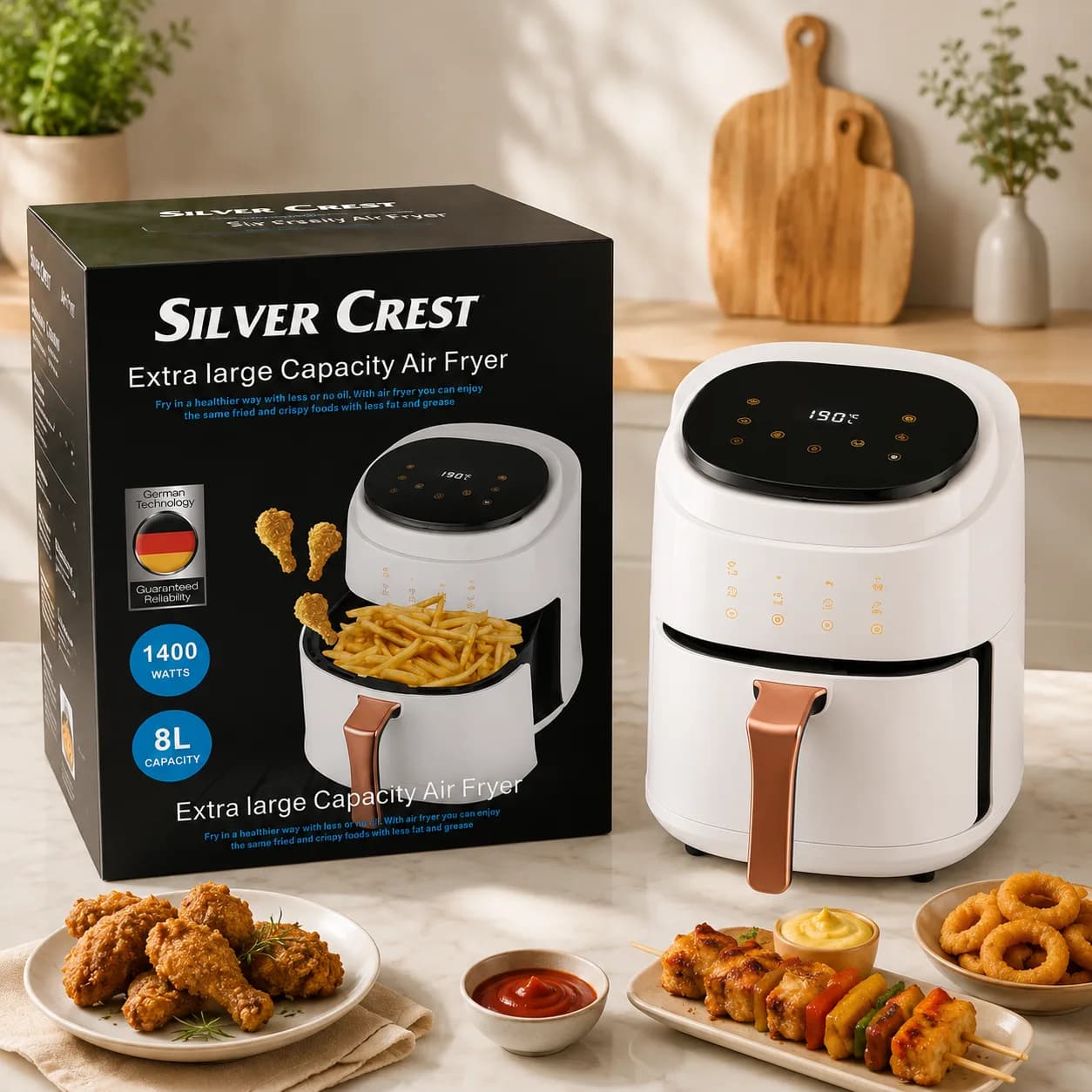 Air Fryer 8L 1400W Дигитална Фритеза — image 1